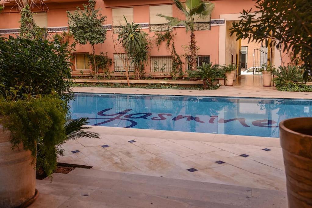 Beautiful, Great Equipped 122 M Holiday Apartment Near Majorelle Garden And Gueliz With Pool Views And A Large Balcony And Terrace Marrakesh Eksteriør bilde