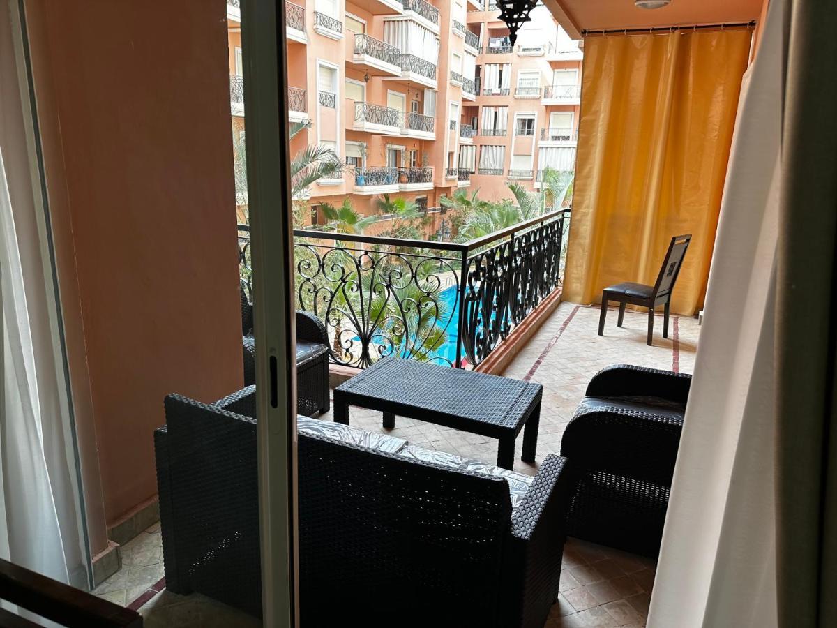 Beautiful, Great Equipped 122 M Holiday Apartment Near Majorelle Garden And Gueliz With Pool Views And A Large Balcony And Terrace Marrakesh Eksteriør bilde